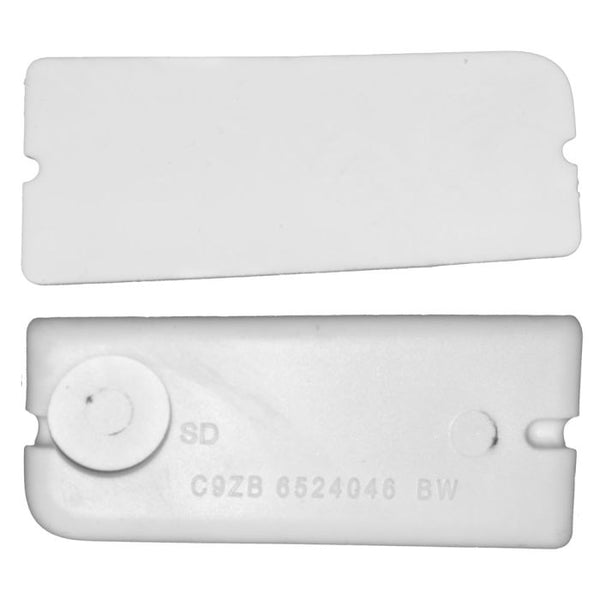 1970 FORD MUSTANG DELUXE DOOR PANEL CUP INSERTS WHITE PAIR