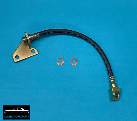 FRONT DISC BRAKE HOSE BODY TO CALIPER RH FAIRMONT FALCON XA XB GT GS