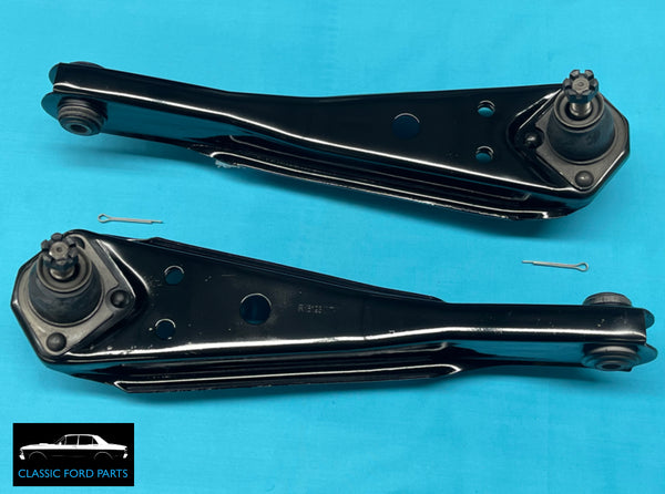 LOWER CONTROL ARMS PAIR RIVETED FAIRMONT FALCON XT XW XY XA XB XC GT GTHO GS
