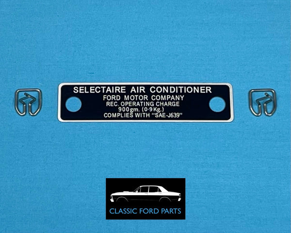 SELECTAIRE AIR CON TAG & CLIPS FAIRMONT FALCON XA XB XC GT GS