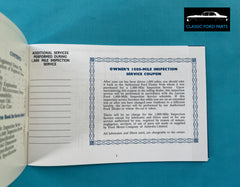SERVICE MANUAL & MAINTENANCE SCHEDULE FAIRMONT FALCON XW GT GTHO GS