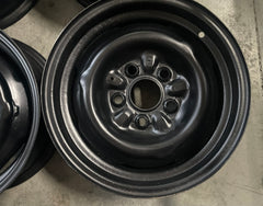 EARLY MUSTANG ORIGINAL RIVETED STEEL WHEELS 14x5