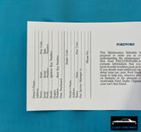 SERVICE MANUAL & MAINTENANCE SCHEDULE FAIRMONT FALCON XW GT GTHO GS