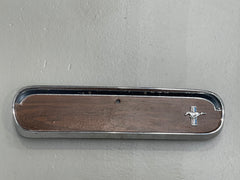GENUINE PONY DELUXE WOODGRAIN GLOVE BOX LID 1965 - 1966 MUSTANG