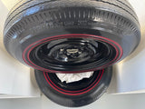GENUINE 14 INCH MUSTANG WHEELS FOMOCO FORD WITH BF GOODRICH DUAL RED LINES
