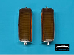 FRONT INDICATOR LENSES FAIRMONT FALCON XC GS GXL COBRA PAIR