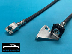 FRONT DISC BRAKE HOSES LH & RH FAIRMONT FALCON XB XC GT GS PAIR