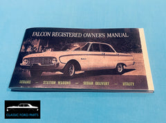 FORD FALCON XK REGISTERED OWNERS MANUAL NEW
