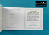 FORD FALCON XK REGISTERED OWNERS MANUAL SUIT LATE CARS NEW