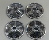 GENUINE 14 INCH MUSTANG WHEEL CAPS SET OF 4 FOMOCO FORD
