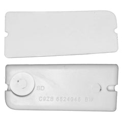 1970 FORD MUSTANG DELUXE DOOR PANEL CUP INSERTS WHITE PAIR