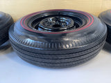 GENUINE 14 INCH MUSTANG WHEELS FOMOCO FORD WITH BF GOODRICH DUAL RED LINES