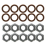 1965 - 1968 FORD MUSTANG DIFFERENTIAL CARRIER TO HOUSING NUTS & WASHERS (20)