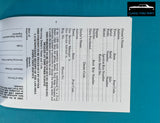 SERVICE MANUAL & MAINTENANCE SCHEDULE FAIRMONT FALCON XY GT GTHO GS