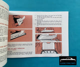 OWNERS MANUAL & SERVICE MAINTENANCE SCHEDULE FORD FALCON FAIRMONT XC GXL