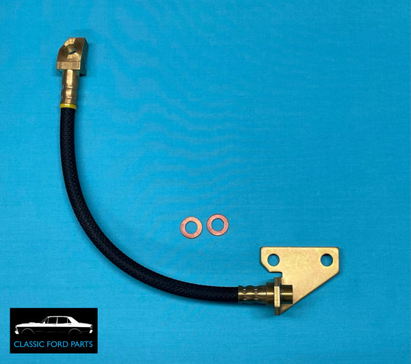 FRONT DISC BRAKE HOSE BODY TO CALIPER CONCOURS RH FAIRMONT FALCON XA XB GT GS