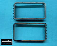 CHROME HEADLIGHT SURROUNDS NEW PAIR FAIRMONT XC GXL