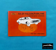 SERVICE MANUAL FORD XA GT FALCON FAIRMONT ZF FAIRLANE