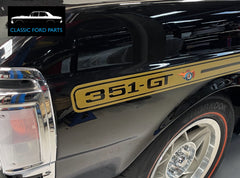 GOLD XY GT STRIPE KIT WITH SUPEROOS FALCON XY GT GTHO PHASE 3