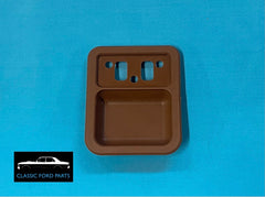 DOOR HANDLE SCUFF CUP DARK SADDLE FAIRMONT FALCON XT XW XY GT GS FAIRLANE ZB ZC ZD