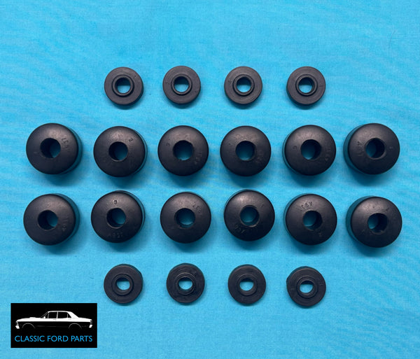 FRONT & REAR SHOCKER RUBBER BUSH SET FAIRMONT FALCON XR XT XW XY XA XB XC GT GS