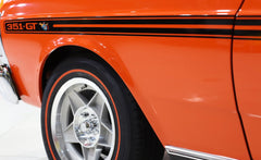 BLACK XY GT STRIPE KIT WITH SUPEROOS FALCON XY GT GTHO PHASE 3