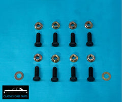 ENGINE MOUNT BASE PLATE NUT & BOLTS SET V8 FAIRMONT FALCON XR XT XW XY GT HO GS