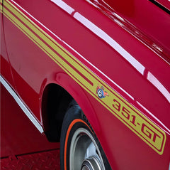 GOLD XY GT STRIPE KIT WITH SUPEROOS FALCON XY GT GTHO PHASE 3
