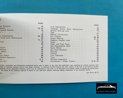 OWNERS MANUAL FORD FALCON FUTURA FAIRMONT FROM LATE XA GT RPO 83