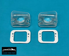 FRONT BUMPER INDICATOR LENS KIT FAIRMONT FALCON XR XT GT FAIRLANE ZA ZB ZC ZD