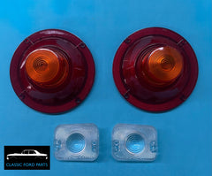 TAIL LIGHT LENS & FRONT INDICATOR LENS ASSEMBLIES FAIRMONT FUTURA FALCON XR GT