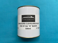 CONCOURS CLEVELAND ENGINE BLUE FALCON XW XY XA GT GTHO D BLOCK 500ml TIN