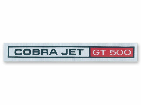 1969 - 1970 FORD MUSTANG SHELBY DASH EMBLEM COBRA JET GT 500