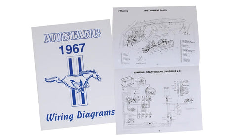 1967 FORD MUSTANG WIRING DIAGRAMS