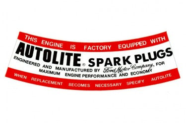 1964 - 1968 FORD MUSTANG V8 AIR CLEANER DECAL